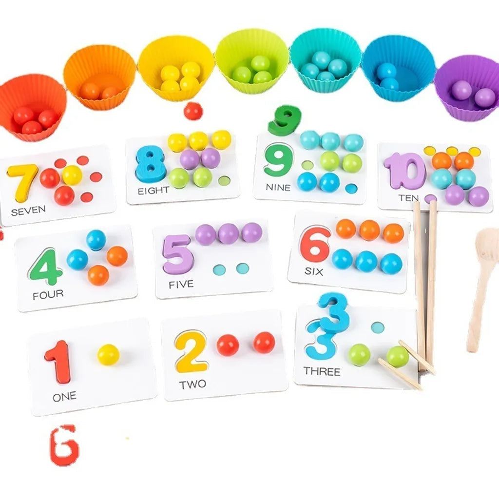 Juego de Matemáticas Montessori para Niños – Aprende Jugando