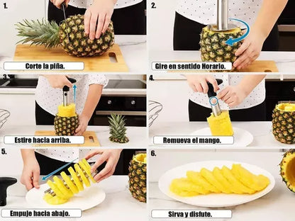 Pelador y Rebanador de Piña Acero inoxidable | Envío Gratis🍍🍍🍍