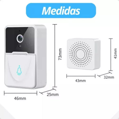 TIMBRE CAMARA WIFI CON SENSOR DE MOVIMIENTO Y VISIÓN NOCTURNA + ENVÍO GRATIS